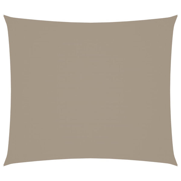voile dombrage haute qualite oxford rectangulaire premium taupe 2 | jardinna