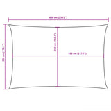 Voile De Parasol Tissu Oxford Rectangulaire Vert Foncé