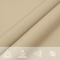 voile dombrage haute qualite oxford triangulaire gamme premium beige 1 | jardinna