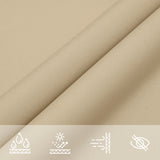 voile dombrage haute qualite oxford triangulaire gamme premium beige 1 | jardinna