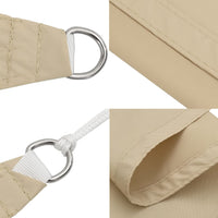 voile dombrage haute qualite oxford triangulaire gamme premium beige 3 | jardinna