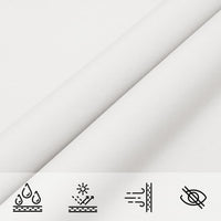 Voile D'ombrage 100 % Polyester Oxford Blanc