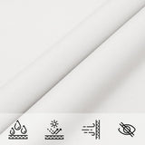 Voile D'ombrage 100 % Polyester Oxford Blanc