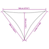 voile dombrage haute qualite oxford triangulaire gamme premium blanc 6 | jardinna