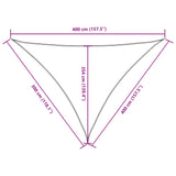 voile dombrage haute qualite oxford triangulaire gamme premium jaune 5 | jardinna