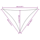 voile dombrage haute qualite oxford triangulaire gamme vert fonce 10 | jardinna