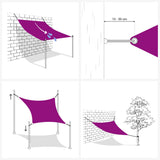 voile dombrage haute qualite oxford triangulaire gamme vert fonce 4 | jardinna