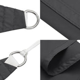 voile dombrage haute qualite oxford triangulaire premium anthracite 4 | jardinna