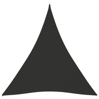 voile dombrage haute qualite oxford triangulaire premium anthracite 4 x 5 x 6 | jardinna