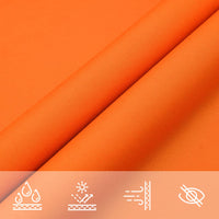 voile dombrage haute qualite oxford triangulaire premium orange 3 | jardinna