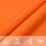 voile dombrage haute qualite oxford triangulaire premium orange 3 | jardinna