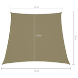 Voile De Parasol Tissu Oxford Trapèze