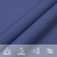 voile dombrage oxford triangulaire gamme premium bleu 7 | jardinna