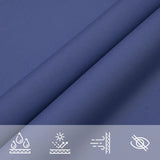 voile dombrage oxford triangulaire gamme premium bleu 7 | jardinna