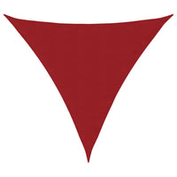voile dombrage oxford triangulaire gamme premium rouge 2 | jardinna