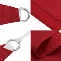voile dombrage oxford triangulaire gamme premium rouge 6 | jardinna