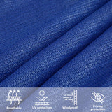 Voile D'ombrage 160 G/M² Rectangulaire Pehd Bleu