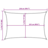 voile dombrage permeable rectangulaire top collection creme 3 | jardinna