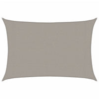 Voile D'ombrage 160 G/M² Rectangulaire 3X4,5 M Pehd Gris Clair