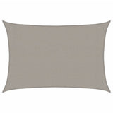 Voile D'ombrage 160 G/M² Rectangulaire 3X4,5 M Pehd Gris Clair