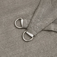 Voile D'ombrage 160 G/M² Rectangulaire 3X4,5 M Pehd Gris Clair