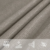 voile dombrage permeable rectangulaire top collection gris clair 3 | jardinna