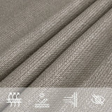 voile dombrage permeable rectangulaire top collection gris clair 3 | jardinna