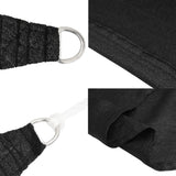 Voile D'ombrage 160 G/M² Rectangulaire Pehd Noir