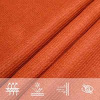 voile dombrage permeable rectangulaire top collection orange 5 | jardinna