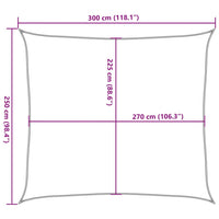 voile dombrage permeable rectangulaire top collection sable 10 | jardinna