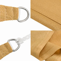voile dombrage permeable rectangulaire top collection sable 6 | jardinna