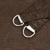 Voile D'ombrage 160 G/M² 3,5X3,5X4,9 M Pehd Marron