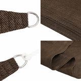voile dombrage permeable triangulaire top collection marron 4 | jardinna