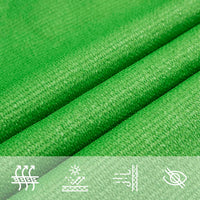 voile dombrage permeable triangulaire top collection vert clair 1 | jardinna