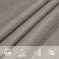 voile dombrage triangulaire top collection gris clair 8 | jardinna