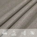 voile dombrage triangulaire top collection gris clair 8 | jardinna