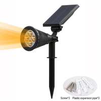 Projecteur Exterieur Energie Solaire Eclairage 4 LED Rechargeable