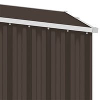 Cabane de jardin en acier galvanisé - Stockage bois 5 | Jardinna