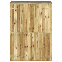 Cabane de jardin en bois robuste et résistant à la corrosion 2 | Jardinna